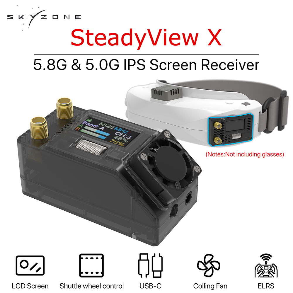 SKYZONE Steadyview X 5/5.8G وح - مراجعة Skyzone Steadyview X Receiver Module وسعره
